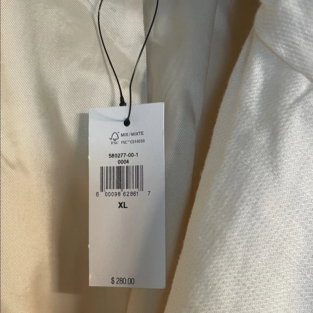 Banana Republic Cream Linen Trench Coat - Picture 4 of 7